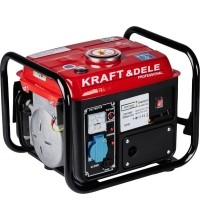 Petrol generator, 800 W, max. 1200 W, 230 V / 12 V