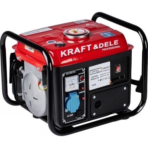 Petrol generator, 800 W, max. 1200 W, 230 V / 12 V