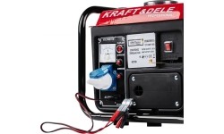 Petrol generator, 800 W, max. 1200 W, 230 V / 12 V