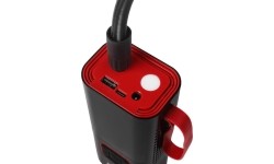 Akumuliatorinis oro kompresorius, 85 W, 10 bar, su LCD ekranu ir LED žibintuvėliu