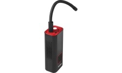 Cordless air compressor, 85 W, 10 bar, with LCD screen and LED flashlight