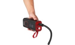 Cordless air compressor, 85 W, 10 bar, with LCD screen and LED flashlight