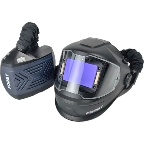 Suvirintojo skydelis FORBY® AIR MAX su automatine PAPR A6 WAVE™ sistema