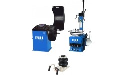 Tyre changer and balancer set + Air jack 2t