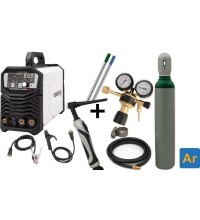 SUPER OFFER! Welding maschine FORBY® TIG 200MX AC/DC + Ar cylinder 8l with accessories