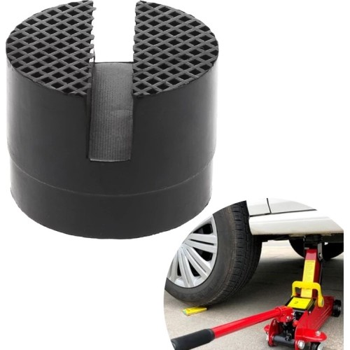 Rubber jack pad Ø51mm for welding seam, reinforced