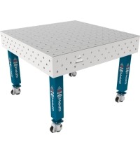 PRO INOX suvirinimo stalas 15 mm - 1200x1200mm - PRO INOX - Φ16 - 100x100mm - Ant ratukų