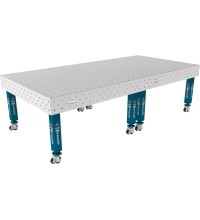 PRO INOX suvirinimo stalas 15 mm - 3000x1480mm - PRO INOX - Φ16 - 100x100mm - Ant ratukų