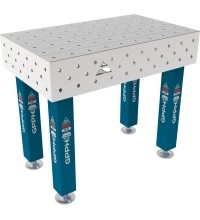 PRO INOX suvirinimo stalas 15 mm - 1000x600mm - PRO INOX - Φ16 - 100x100mm - Ant kojelių