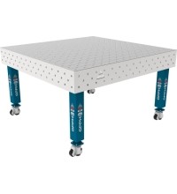 PRO INOX Welding Table 15mm - 1500x1480mm - PRO INOX - Φ16 - Diagonal - On wheels