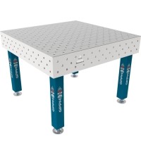 PRO INOX suvirinimo stalas 15 mm - 1200x1200mm - PRO INOX - Φ16 - Įstrižinė - Ant kojelių