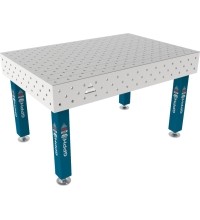 PRO INOX suvirinimo stalas 15 mm - 1500x1000mm - PRO INOX - Φ16 - Įstrižinė - Ant kojelių