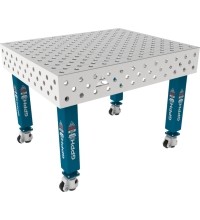 PRO INOX suvirinimo stalas 15 mm - 1200x1000mm - PRO INOX - Φ28 - Įstrižinė - Ant ratukų