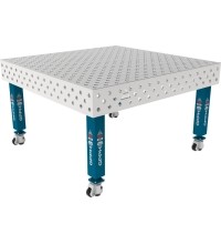 PRO INOX Welding Table 15mm - 1500x1480mm - PRO INOX - Φ28 - Diagonal - On wheels