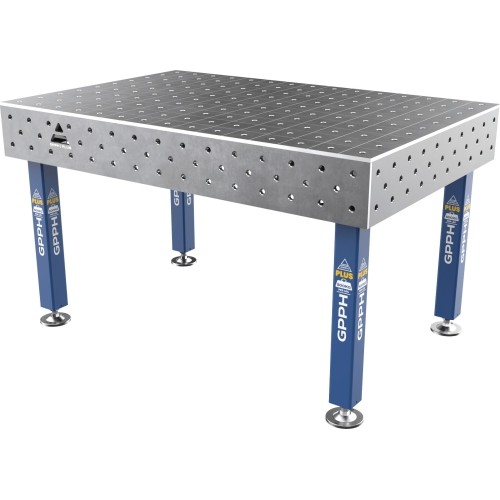 Suvirinimo stalas PLUS 12 mm - 1500x1000mm - Φ16 - 100x100mm - Ant kojelių