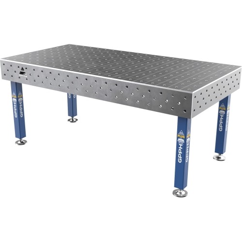 Suvirinimo stalas PLUS 12 mm - 2000x1000mm - Φ16 - 100x100mm - Ant kojelių