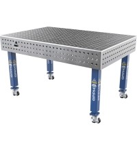 Welding table PLUS 12 mm - 1500x1000mm - Φ16 - 50x50mm - On wheels