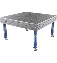 Welding table PLUS 12 mm - 1500x1480mm - Φ16 - 50x50mm - On wheels