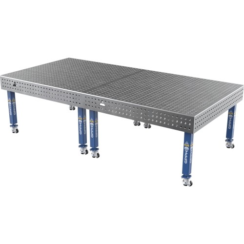 Welding table PLUS 12 mm - 3000x1480mm - Φ16 - 50x50mm - On wheels