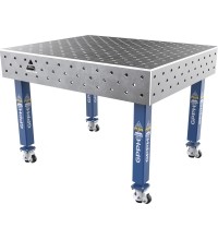 Suvirinimo stalas PLUS 12 mm - 1200x1000mm - Φ16 - Įstrižinė - Ant ratukų