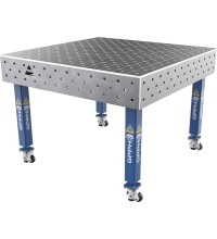 Suvirinimo stalas PLUS 12 mm - 1200x1200mm - Φ16 - Įstrižinė - Ant ratukų