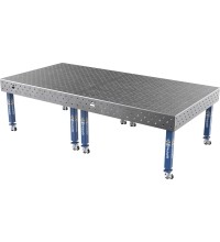Welding table PLUS 12 mm - 3000x1480mm - Φ16 - Diagonal - On wheels