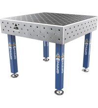 Suvirinimo stalas PLUS 12 mm - 1000x1000mm - Φ16 - Įstrižinė - Ant kojelių