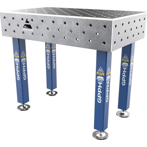 Suvirinimo stalas PLUS 12 mm - 1000x600mm - Φ16 - Įstrižinė - Ant kojelių