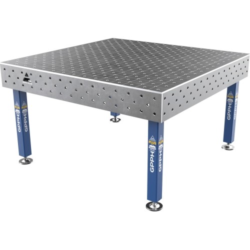 Welding table PLUS 12 mm - 1500x1480mm - Φ16 - Diagonal - On feet