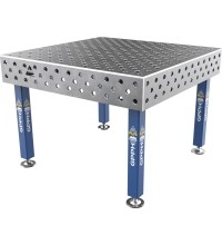 Suvirinimo stalas PLUS 12 mm - 1200x1200mm - Φ28 - Įstrižinė - Ant kojelių