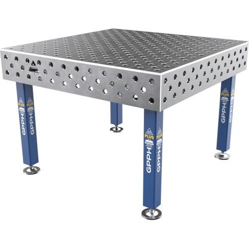 Welding table PLUS 12 mm - 1200x1200mm - Φ28 - Diagonal - On feet