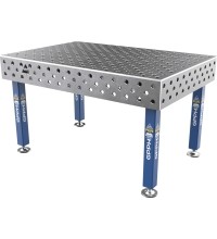 Welding table PLUS 12 mm - 1500x1000mm - Φ28 - Diagonal - On feet