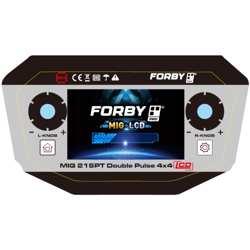 Inverterinis suvirinimo aparatas FORBY® 215PT Double Pulse 4x4 (geras pasirinkimas autodirbtuvėms)