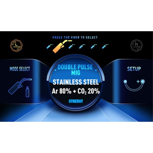 Inverterinis suvirinimo aparatas FORBY® 215PT Double Pulse 4x4 (geras pasirinkimas autodirbtuvėms)