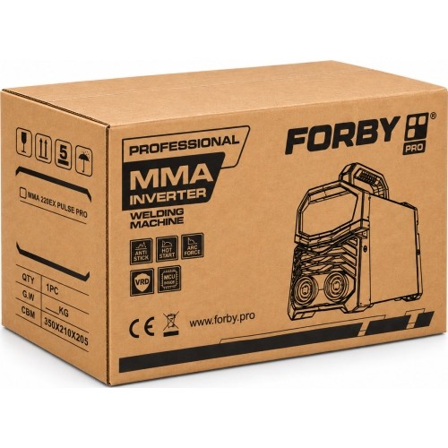 Inverter welding machine FORBY® 220EX PULSE PRO (10A - 220A)