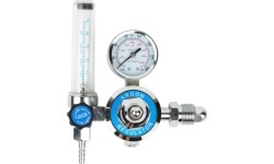 Gas regulator Hornec Argon/Co2 with one rotameter (EURO nut W21.8)