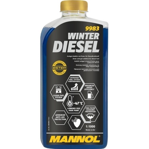 Antigelis dyzelinui -47°C MANNOL 1000ml