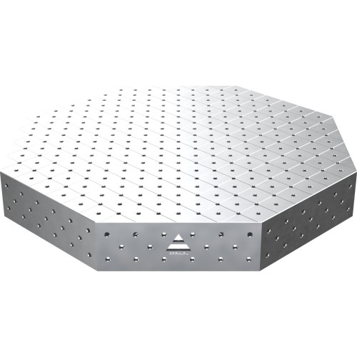 Aštuonkampis suvirinimo stalas OCT INOX 600 × 600 mm - 1400x1400mm - PLUS INOX