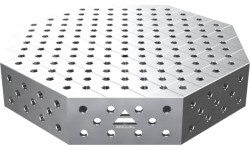Octagonal welding table OCT INOX 600 × 600 mm - 1000x1000mm - PRO INOX