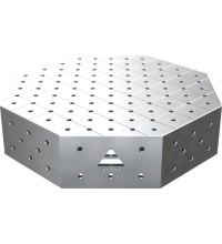 Octagonal welding table OCT INOX 600 × 600 mm - 800x800mm - PRO INOX