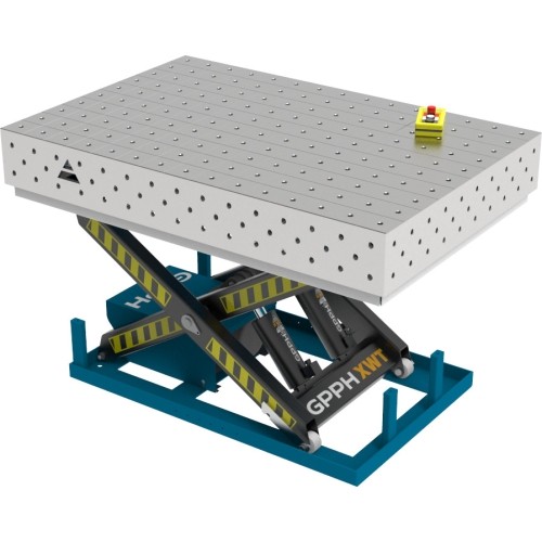 PLUS INOX Welding Table 1500×1000 mm with Hydraulic Lift System - 1500x1000mm - PLUS INOX