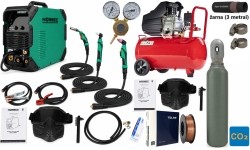KOMPLEKTAS suvirinimui ir plazminiam pjovimui HORNEC® smart SynMIG 2200i COMBO 5 in 1 (MIG / MMA  / TIG DC (HF) / PLASMA) + oro 