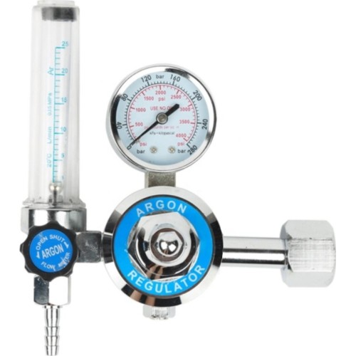 HORNEC® Argon/CO₂ gas regulator with single flowmeter (EURO nut W21.8)