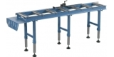 Roller tables with longitudinal fence