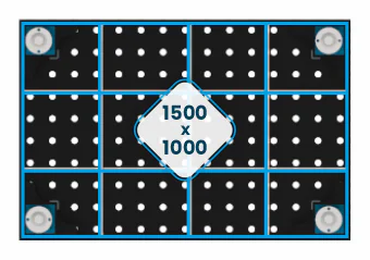 Ożebrowanie tradycyjnego stołu spawalniczego 1500x1000mm