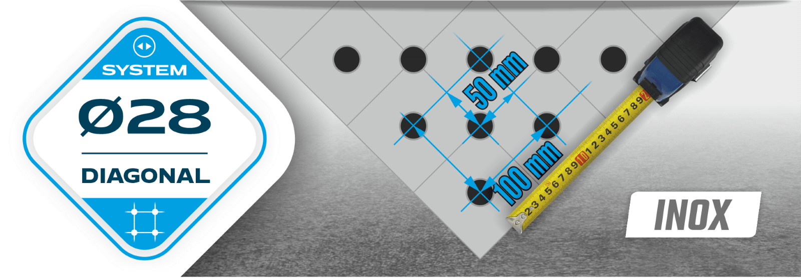 Įstrižas tinklelis, sistema fi28