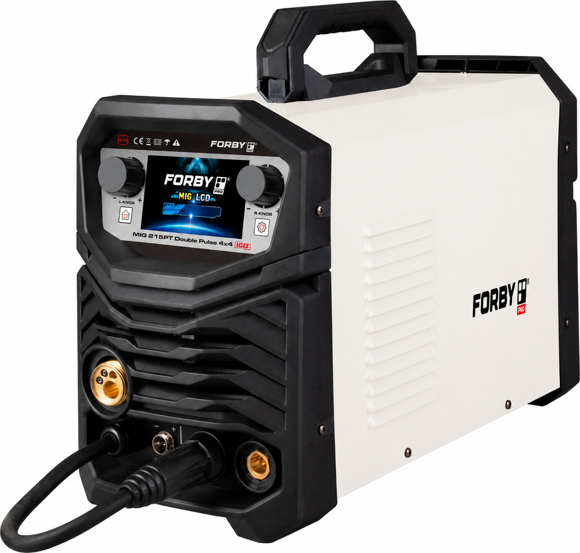 Suvirinimo aparatas FORBY MIG 215PT Double Pulse 4x4